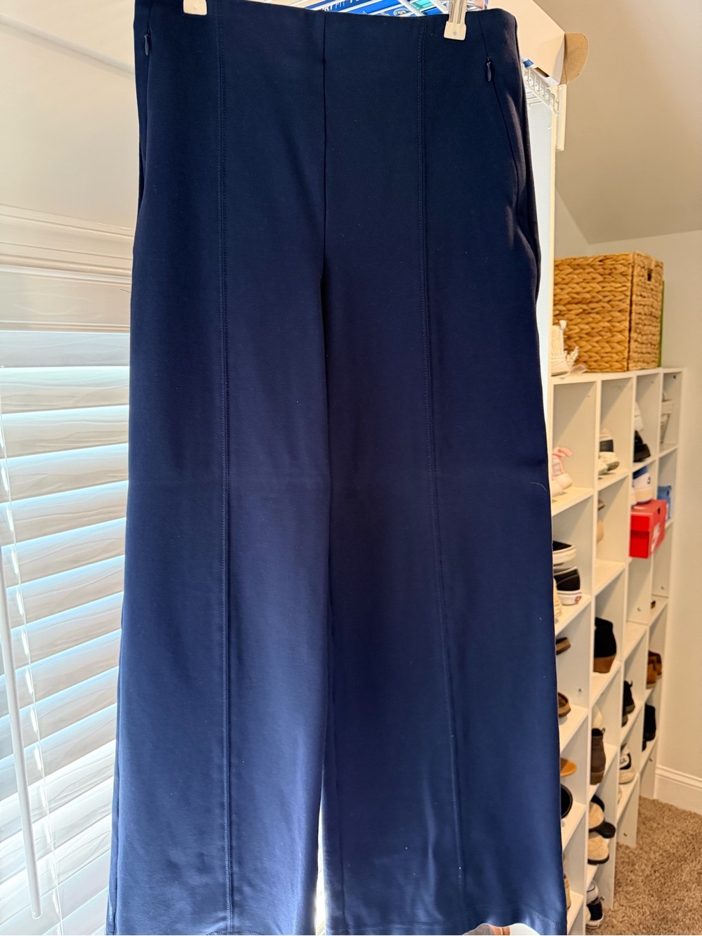 M Tall LOFT Navy Wide-Leg Women's Pants